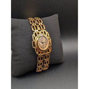 Vintage Vendome Gold-Tone 17 Jewels Ladies Watch, Mesh Bracelet, Mid-Century